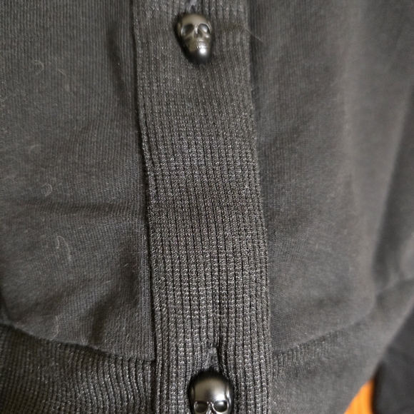 Killstar Black Cropped Cardigan - Picture 5 of 7